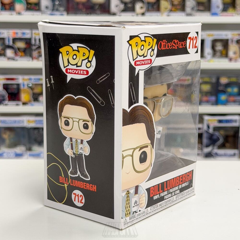 Funko Pop Movies Office Space Bill Lumbergh 712 Boss TPS Report Toy Vinyl Figure - Picture 6 of 12